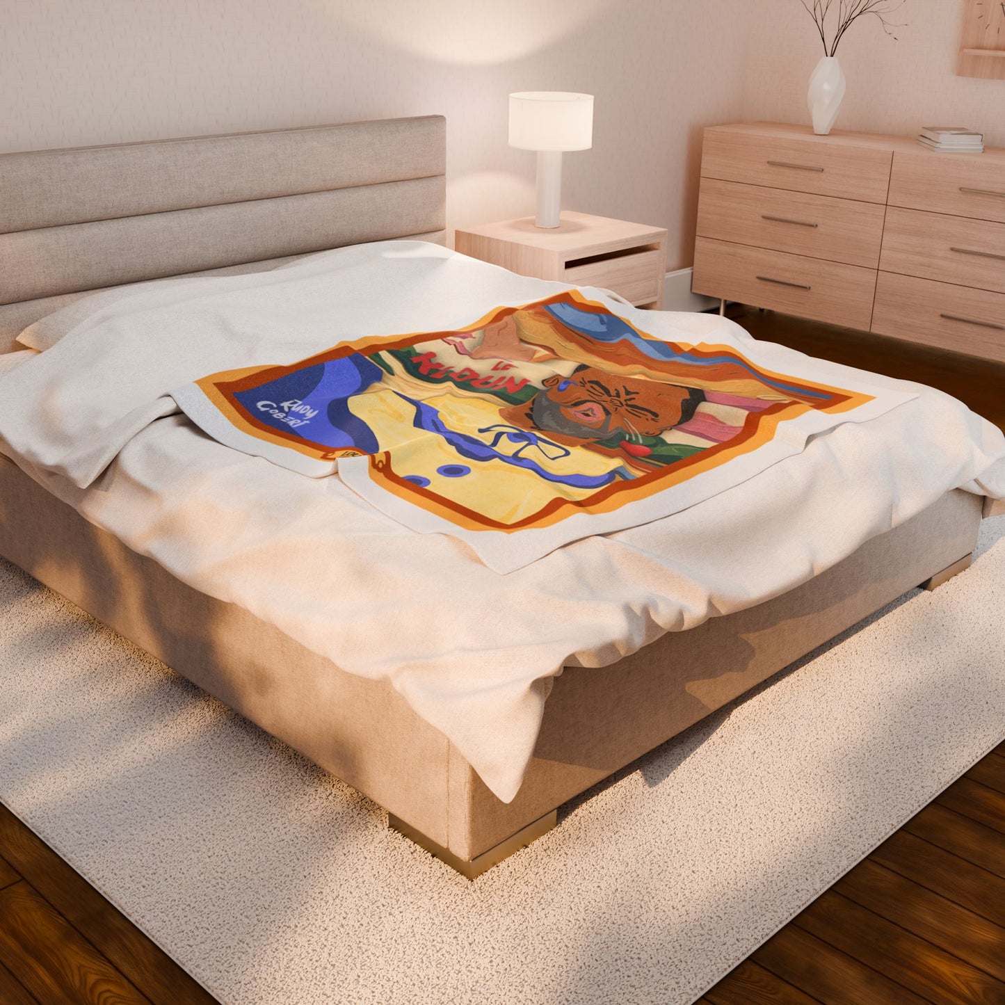 Le Kloun | Rudy Gobert Velveteen Plush Blanket