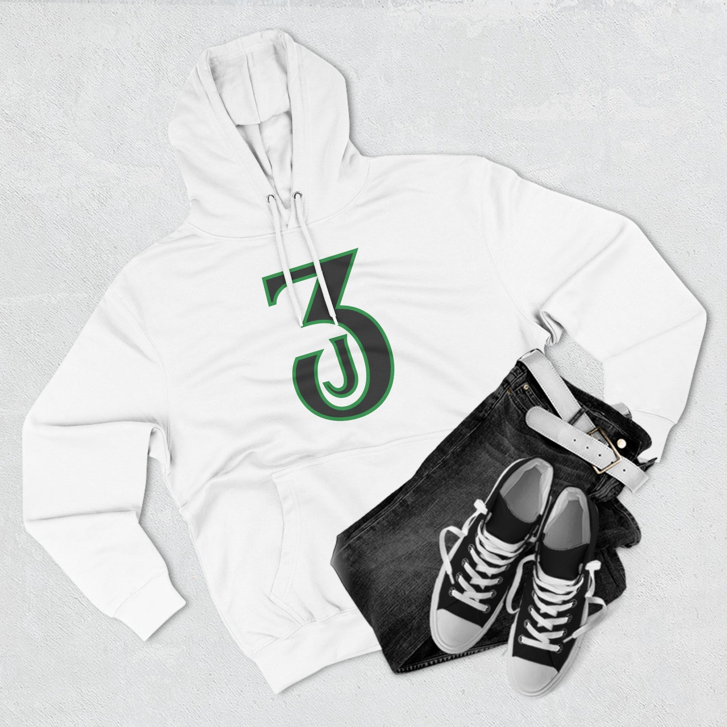 Jaden J3 Green & Black | Jaden McDaniels Hooded Sweatshirt