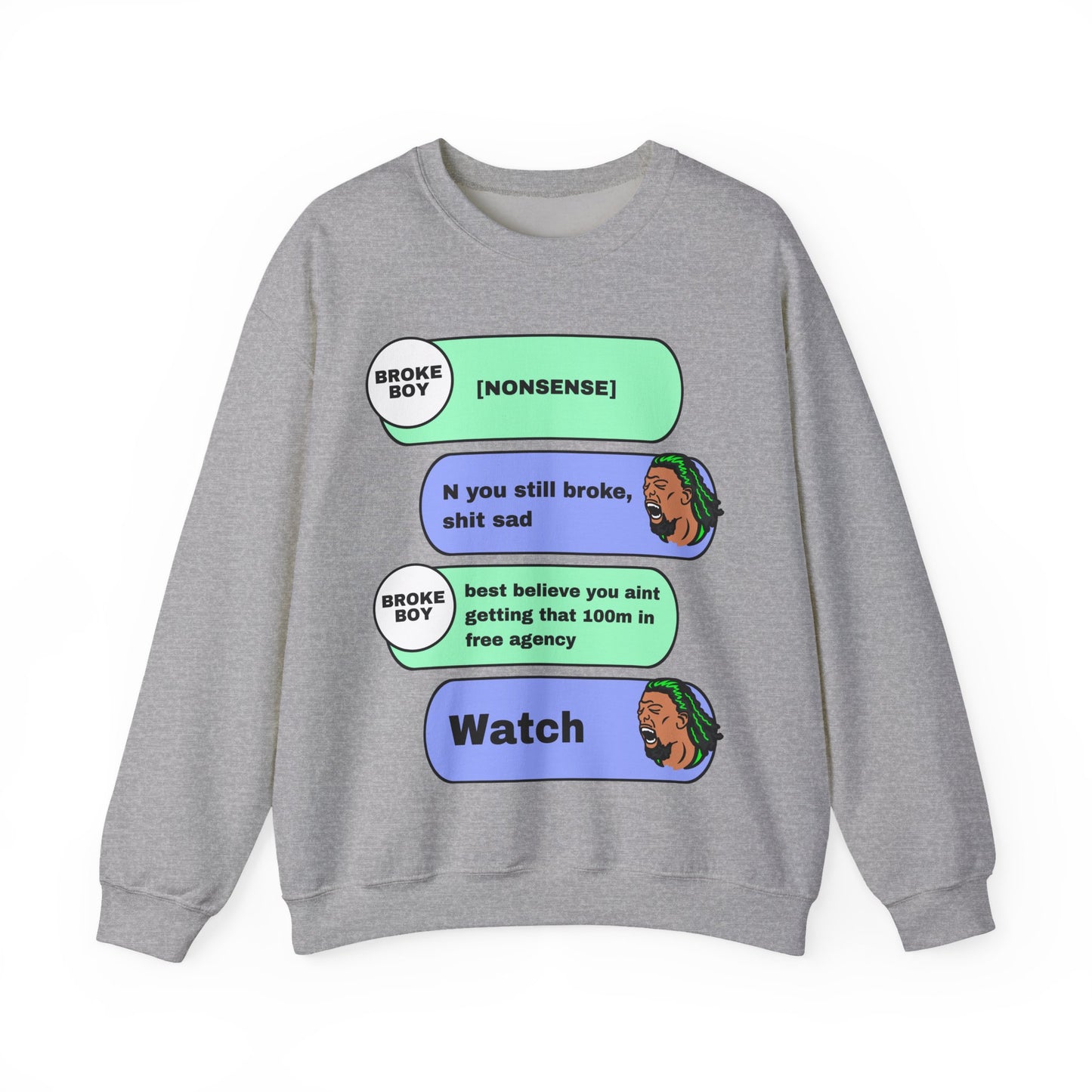 Watch Naz Reid | Naz Reid Unisex Crewneck Sweatshirt