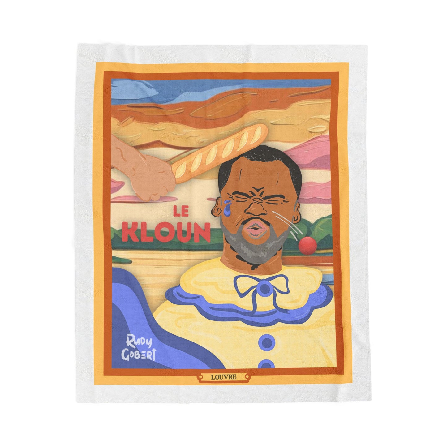 Le Kloun | Rudy Gobert Velveteen Plush Blanket