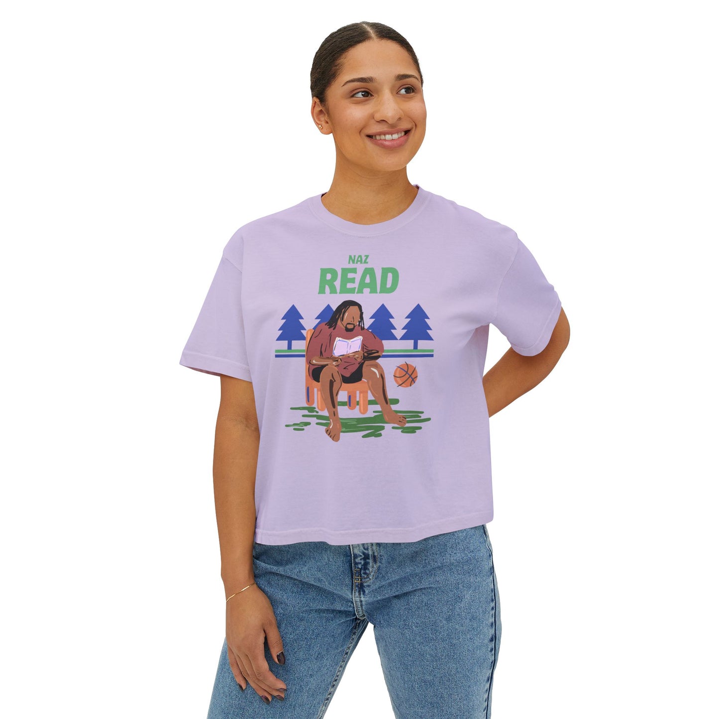 Naz READ | Naz Reid WOMEN'S Boxy T-Shirt