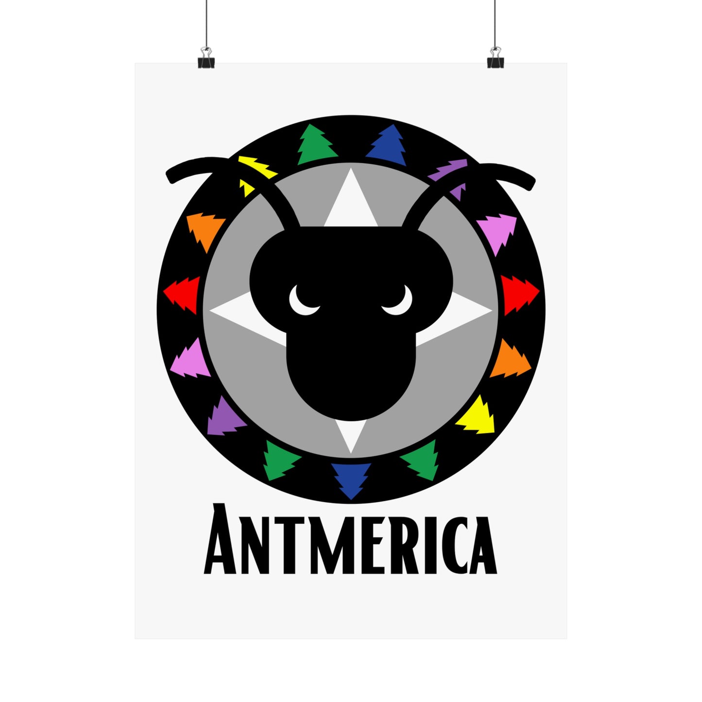 Antmerica Rainbow | Anthony Edwards 18 x 24 Poster