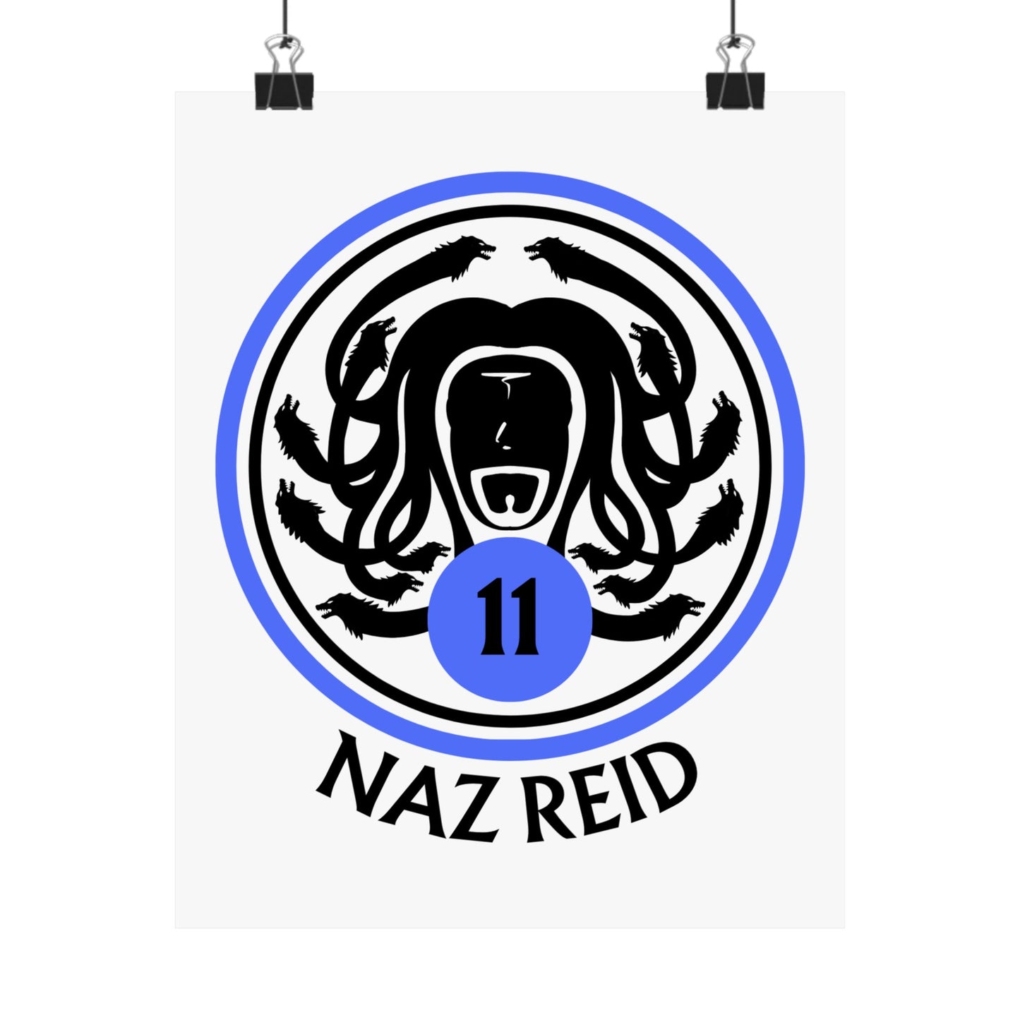 Naz Reid Medusa | Naz Reid (18 x 24 Inch) Or (8 x 10 Inch) Poster