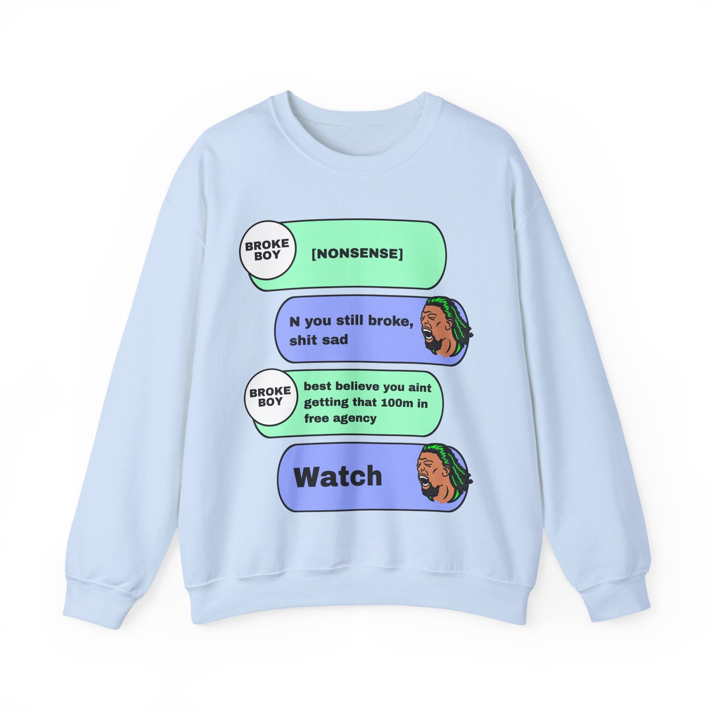 Watch Naz Reid | Naz Reid Unisex Crewneck Sweatshirt