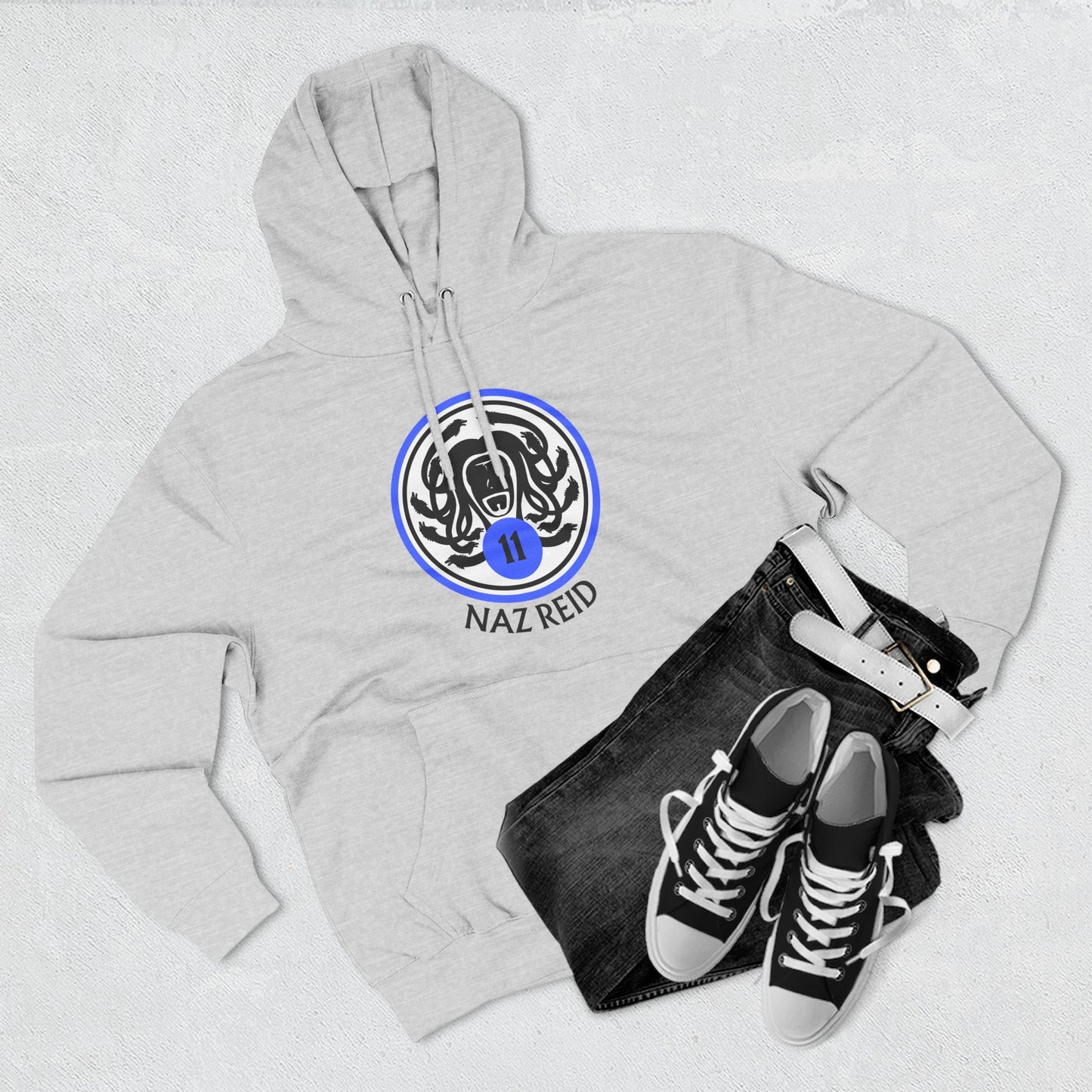 Naz Reid Medusa | Naz Reid Unisex Hooded Sweatshirt