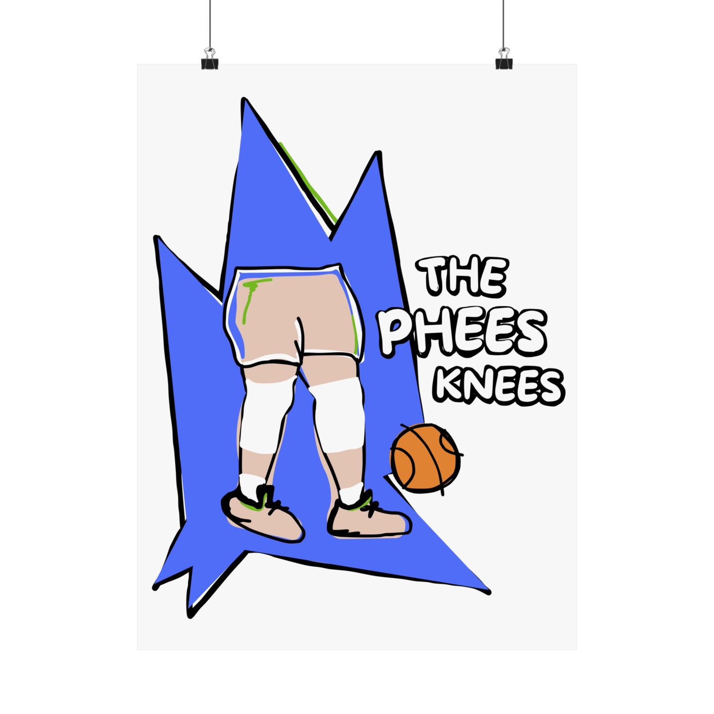 The Phees Knees | Napheesa Collier | 18 x 24 Poster