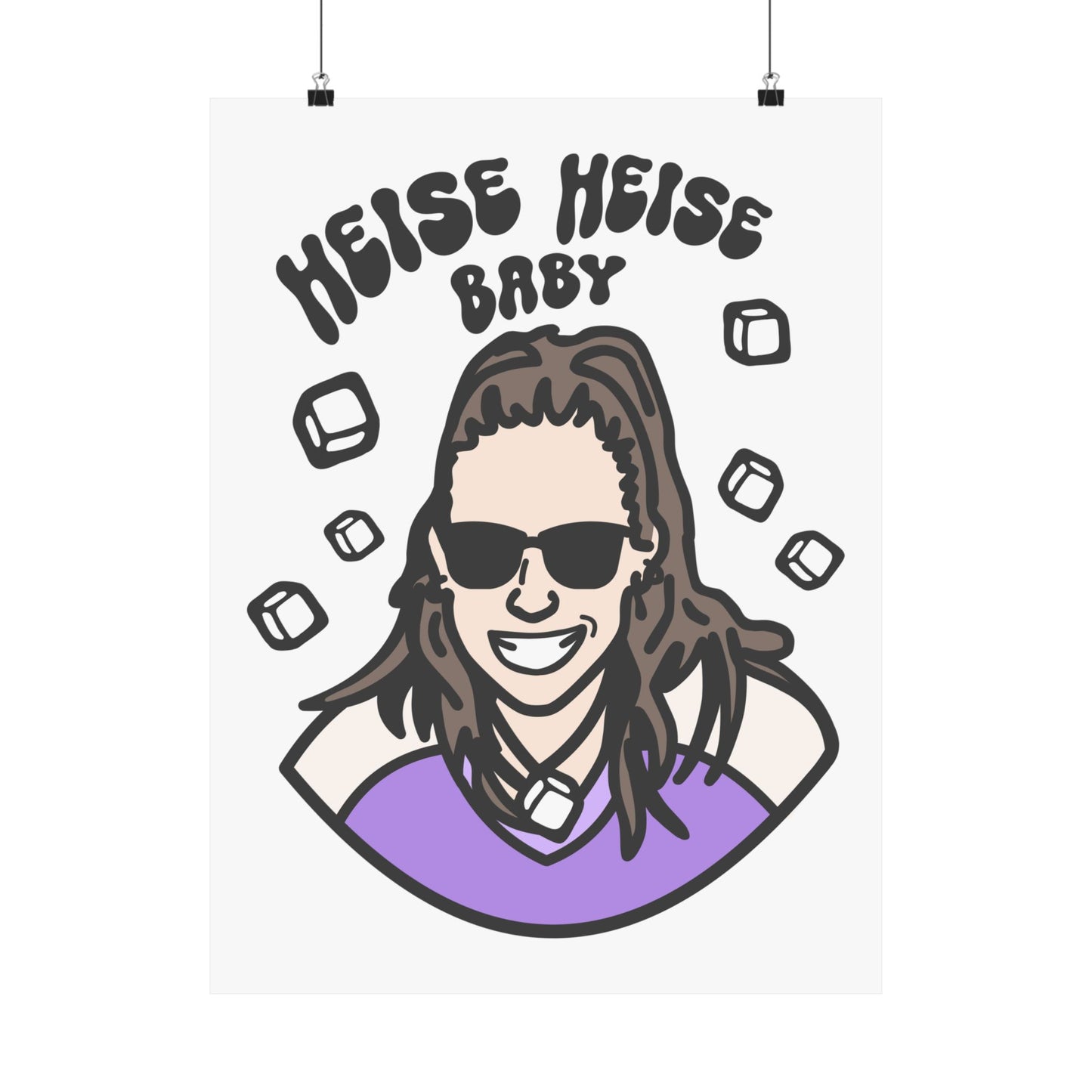 Minnesota Hockey - Taylor Heise - Heise Heise Baby | Minnesota Hockey (8 x 10 Inch) & (18 x 24 Inch) Poster