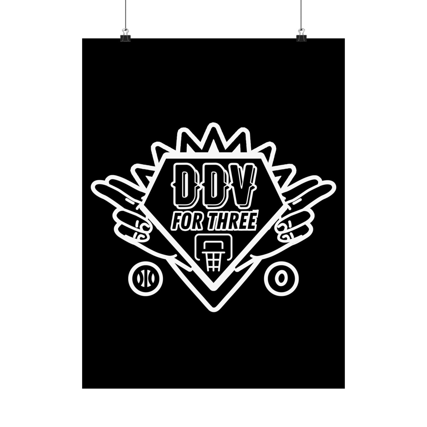 DDV For Three | Donte DiVincenzo 18 x 24 Poster