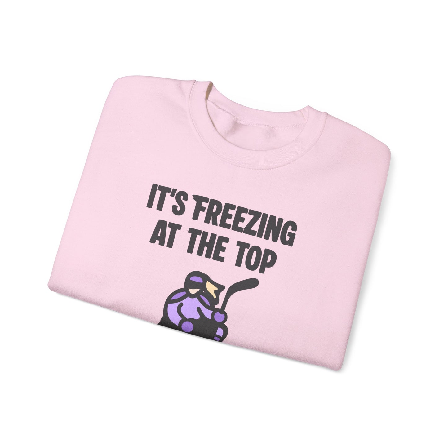 Minnesota Hockey - It's Freezing At The Top | Minnesota Hockey Unisex Crewneck Sweatshirt