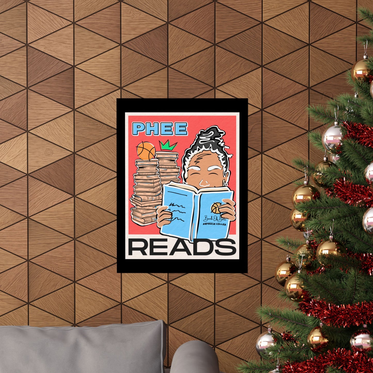 Phee READS | Napheesa Collier | 18 x 24 Poster