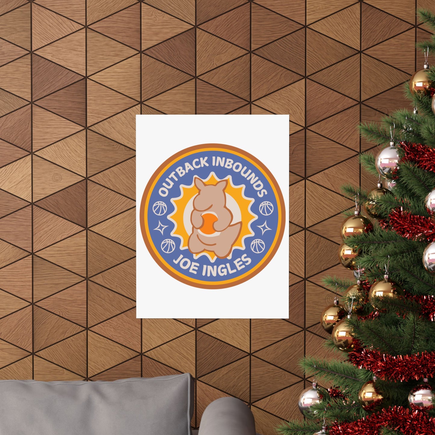 Outback Inbounds | Joe Ingles 18 x 24 Poster