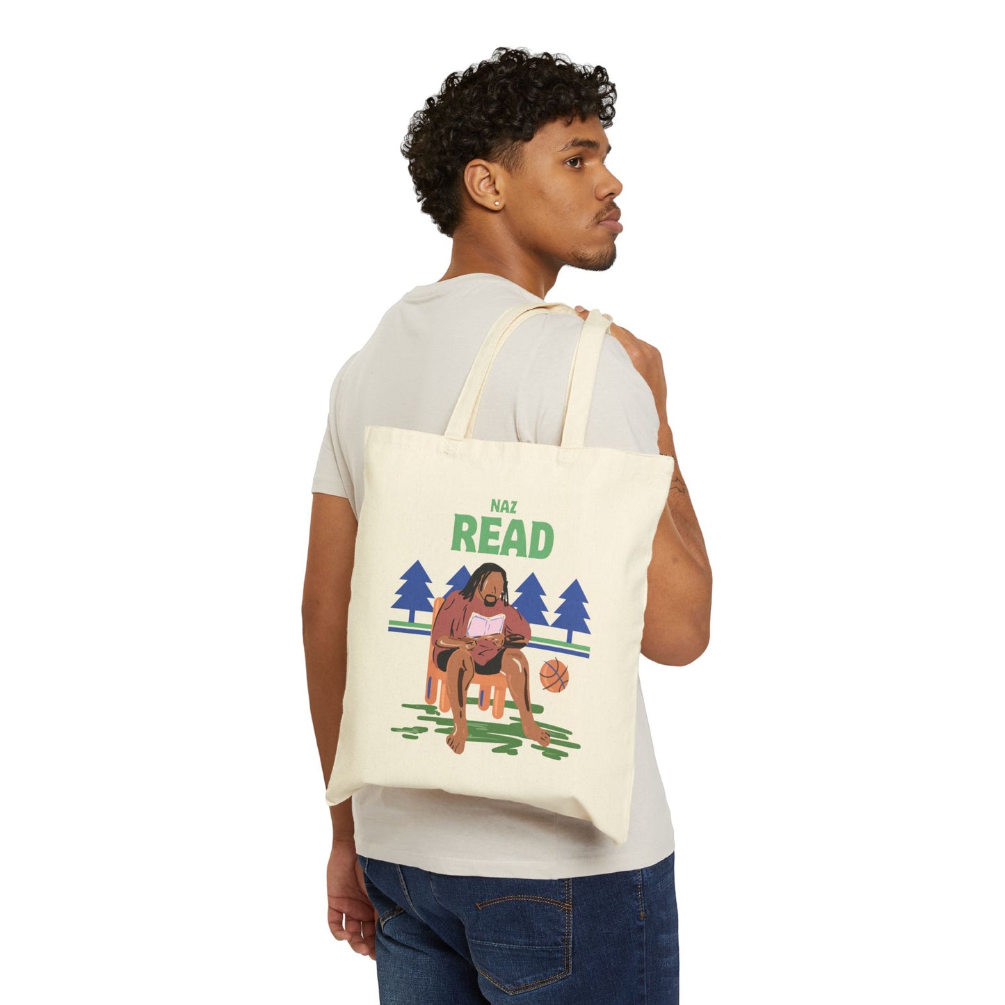 Naz READ | Naz Reid Cotton Canvas Tote Bag