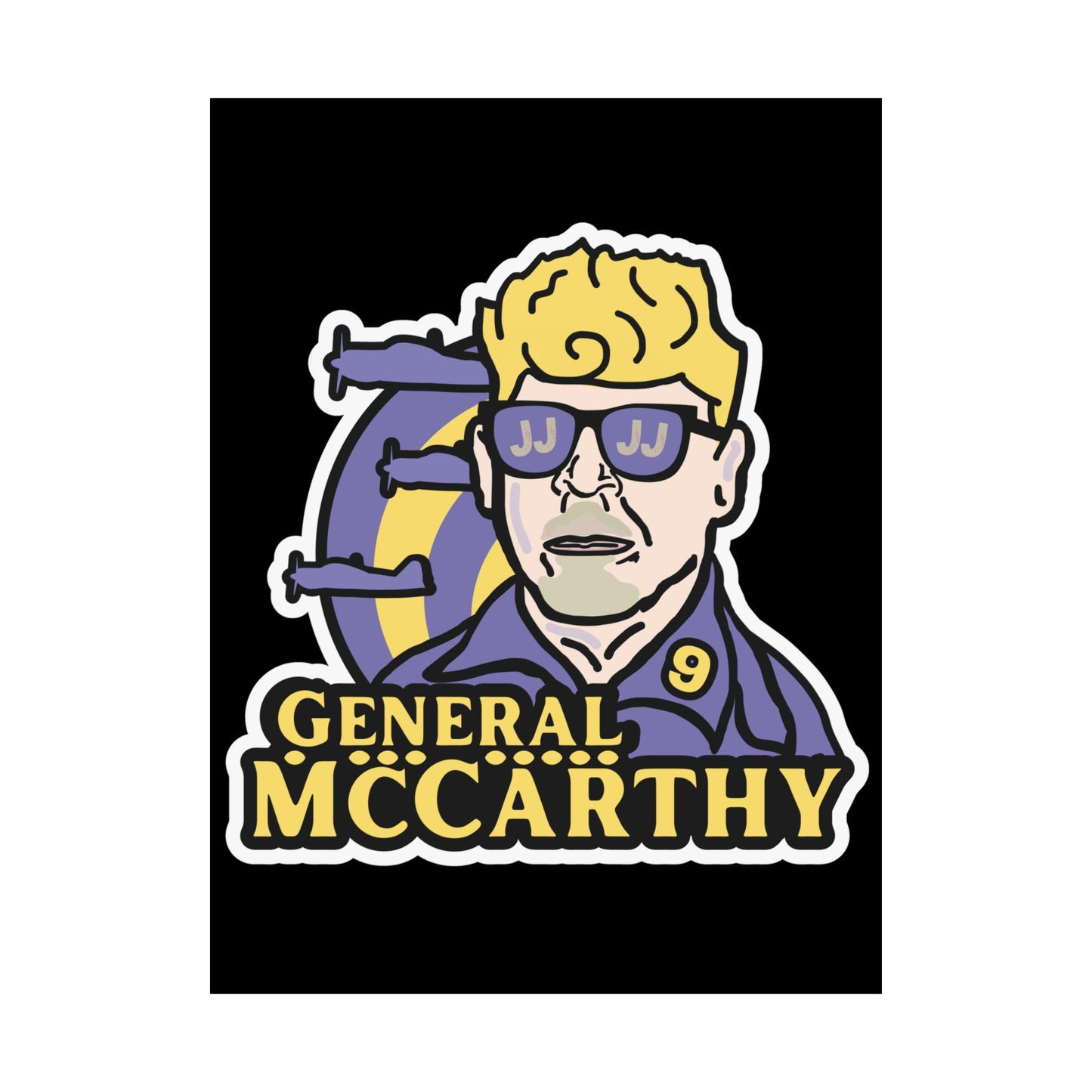 General McCarthy | JJ McCarthy | 18 x 24 Poster