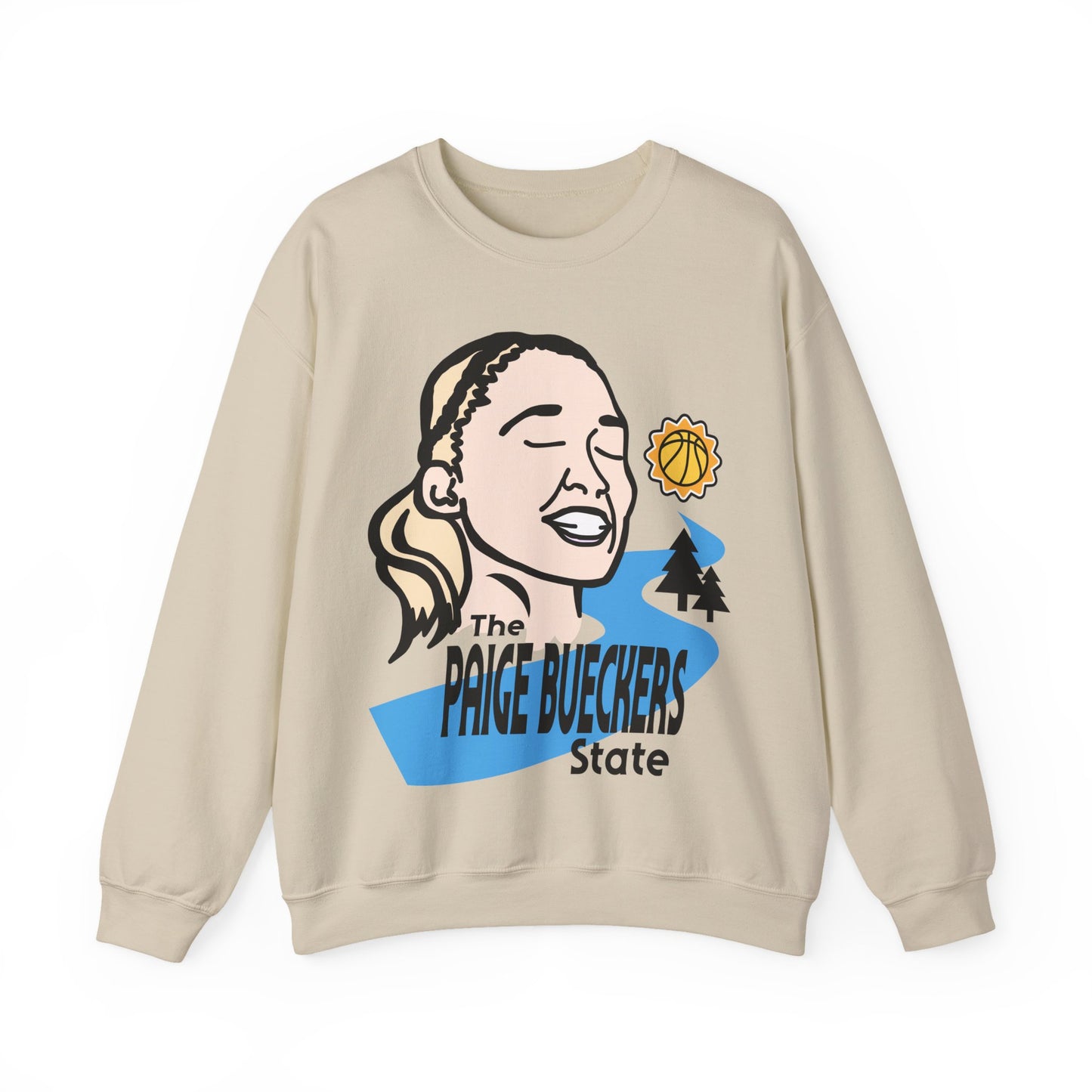 The Paige Bueckers State | Paige Bueckers Unisex Crewneck Sweatshirt