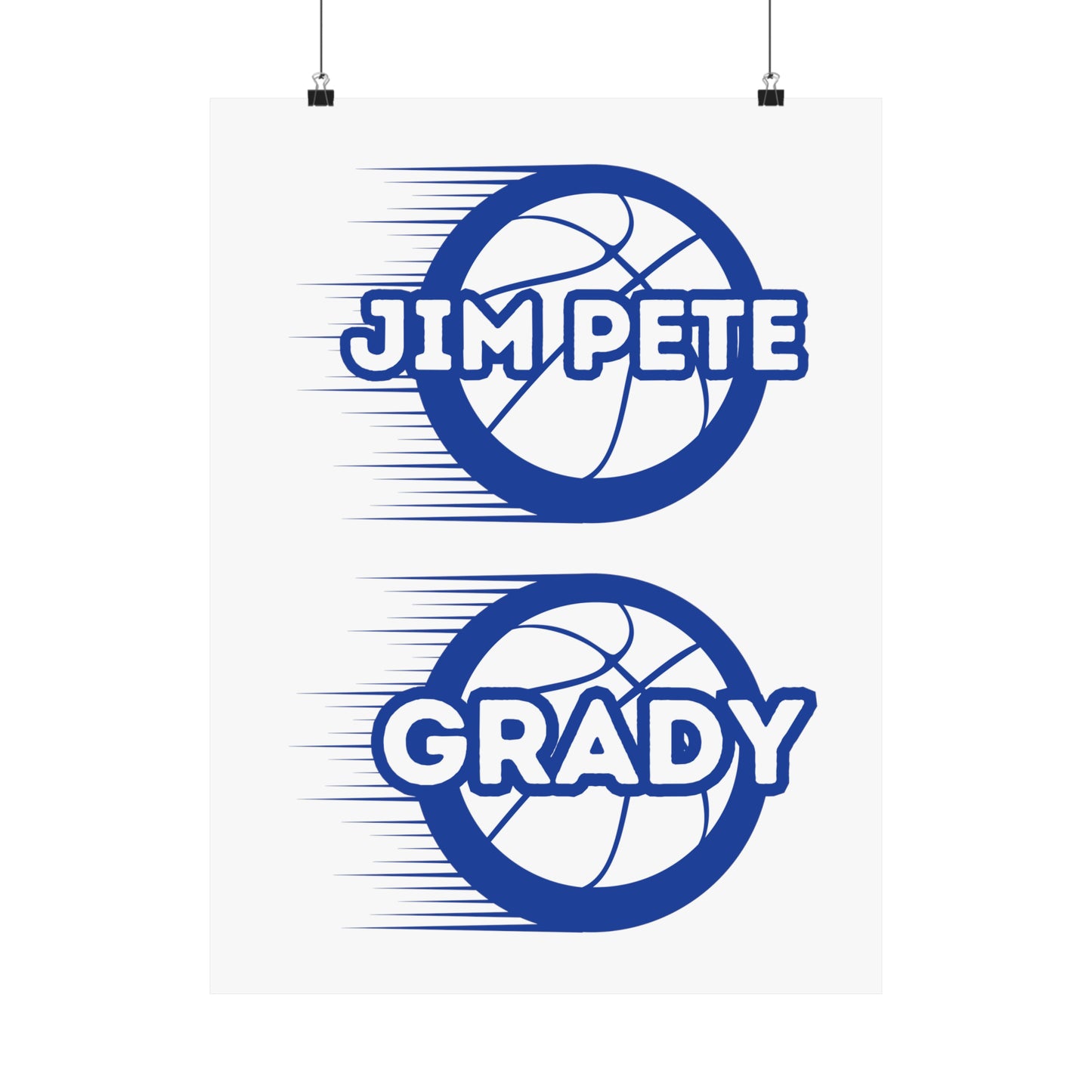 Jim Pete & Grady | Jim Petersen & Michael Grady 18 x 24 Poster