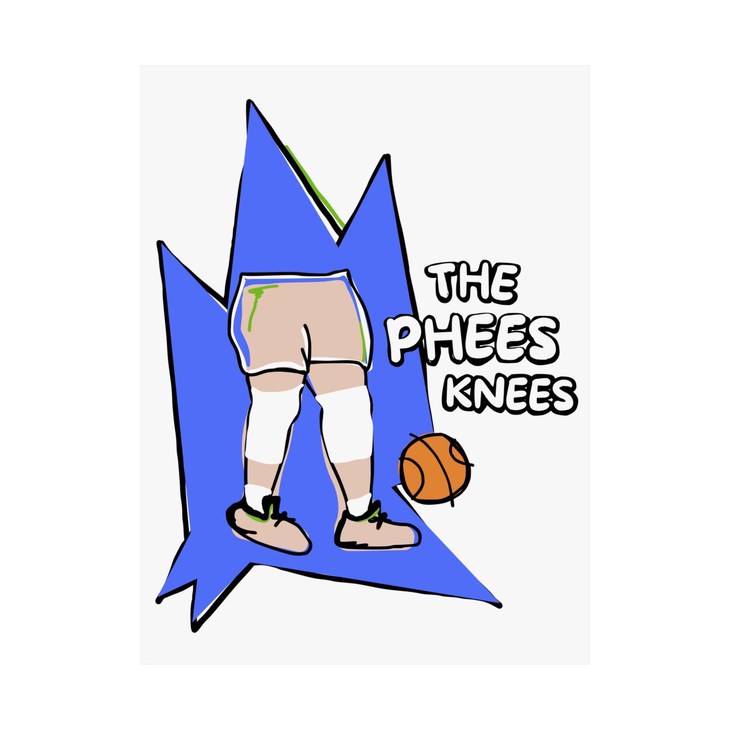 The Phees Knees | Napheesa Collier | 18 x 24 Poster