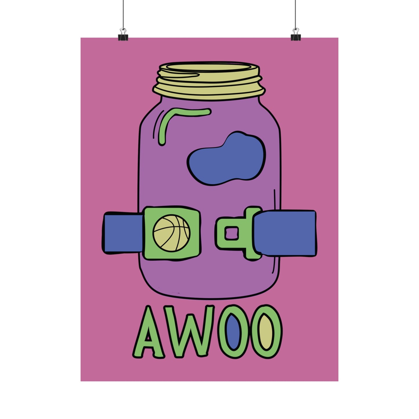 Big Jelly & Seatbelt | Naz Reid & Jaden McDaniels 18 x 24 Poster