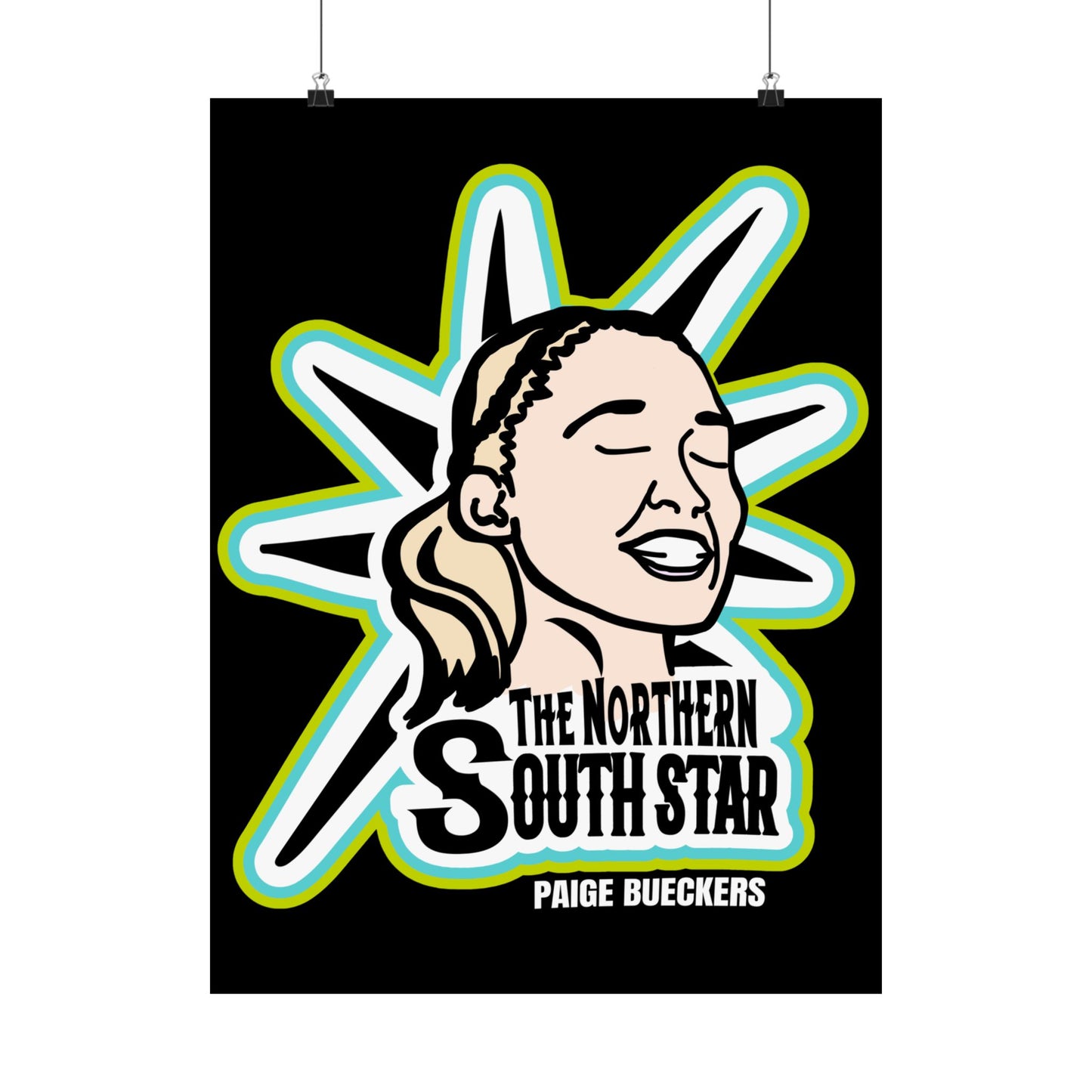 Paige Bueckers | The Northern South Star | 18 x 24 Poster