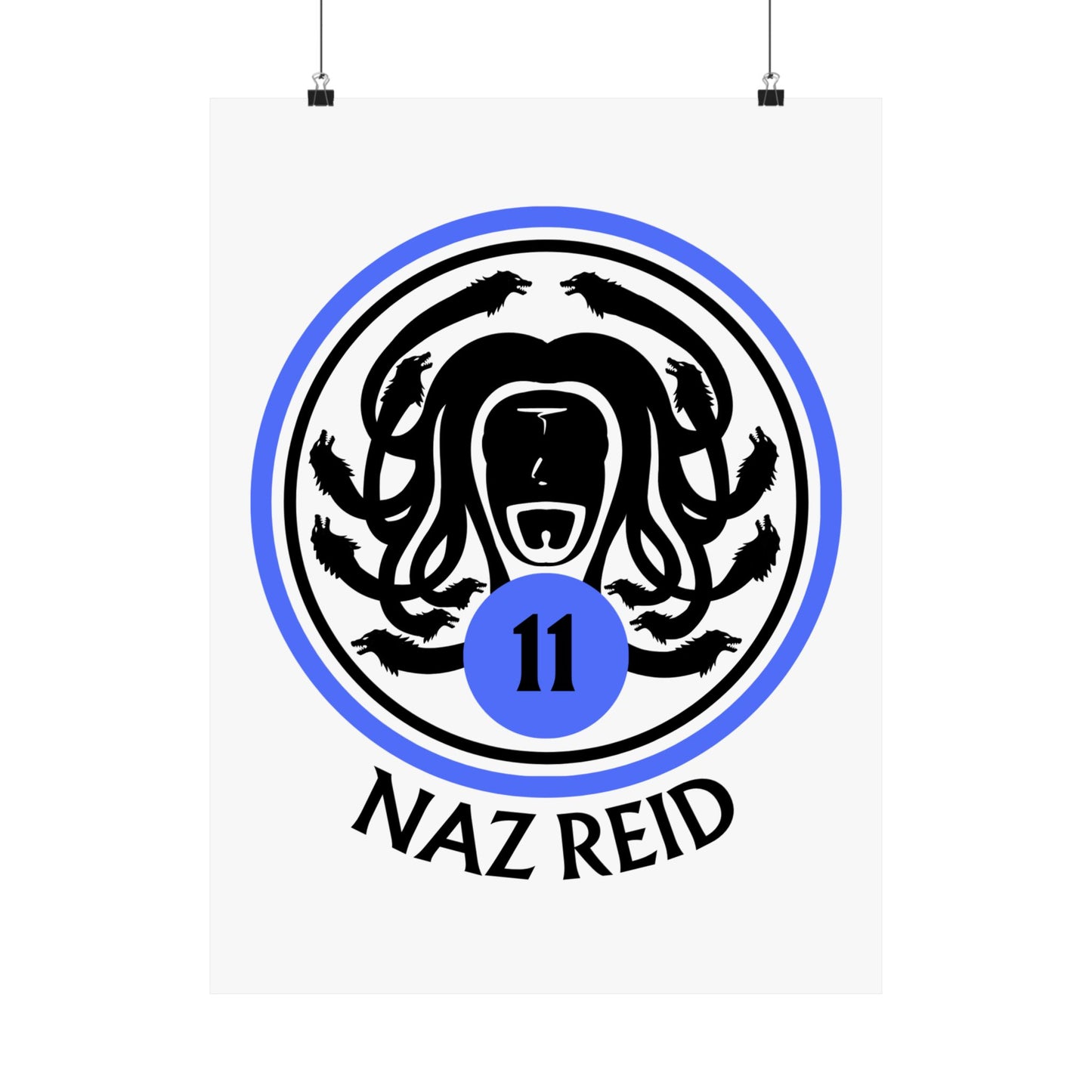 Naz Reid Medusa | Naz Reid (18 x 24 Inch) Or (8 x 10 Inch) Poster