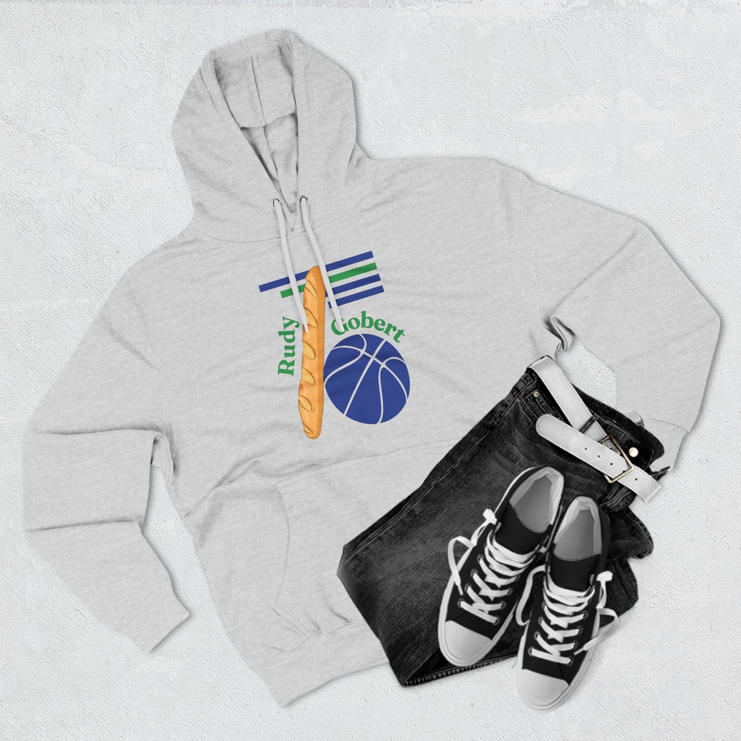 Rudy Gobert Blue | Hooded Sweatshirt