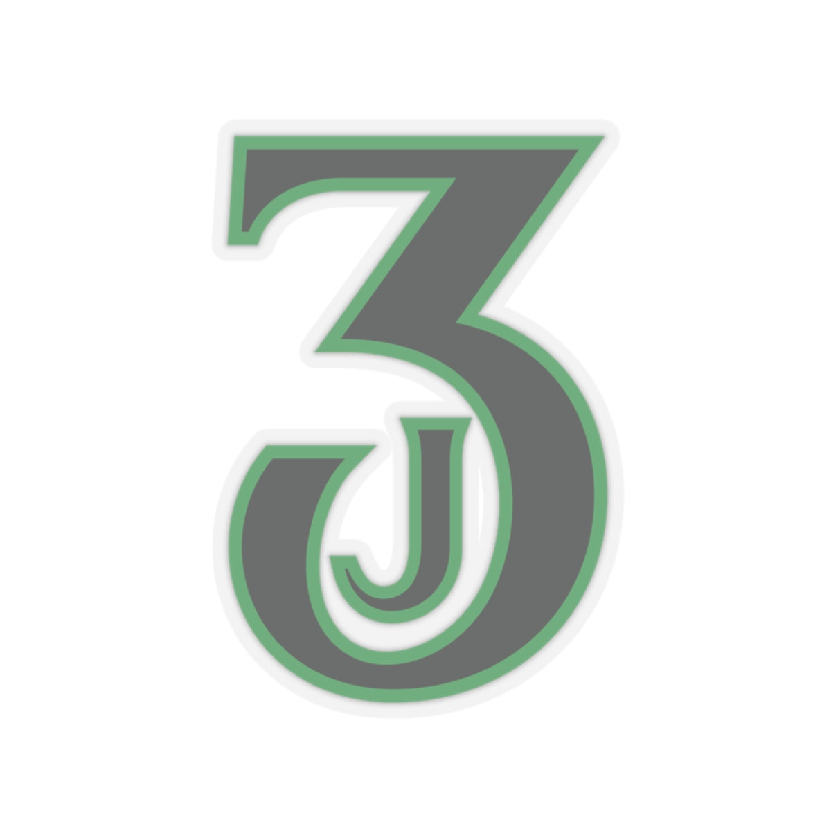 Jaden J3 Green & Black | Sticker