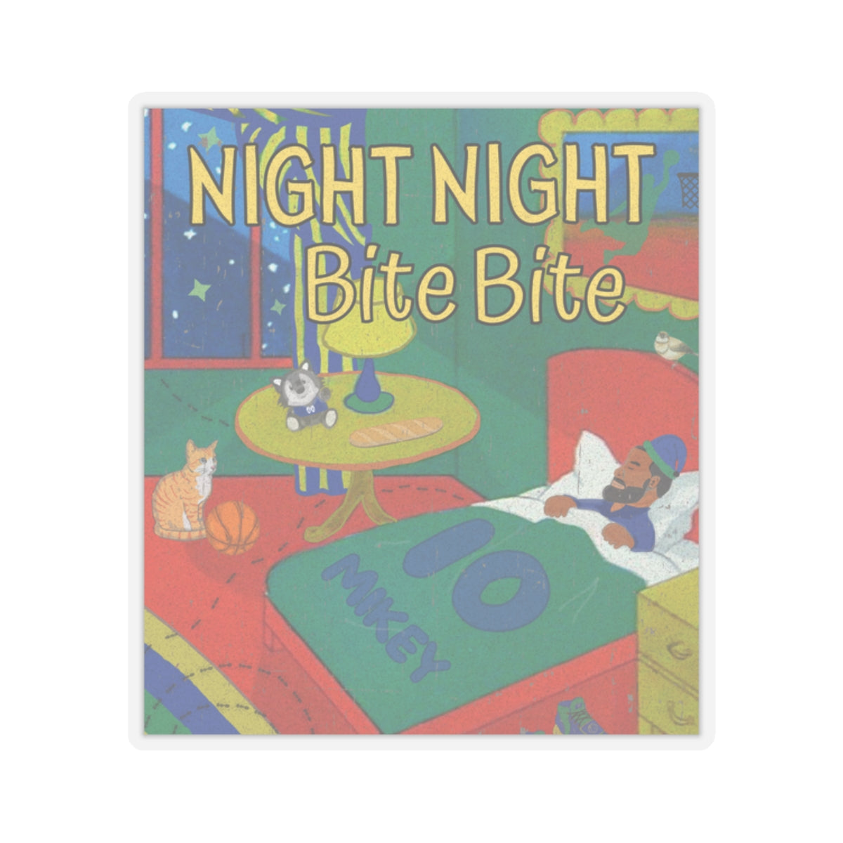 Night Night Bite Bite | Sticker