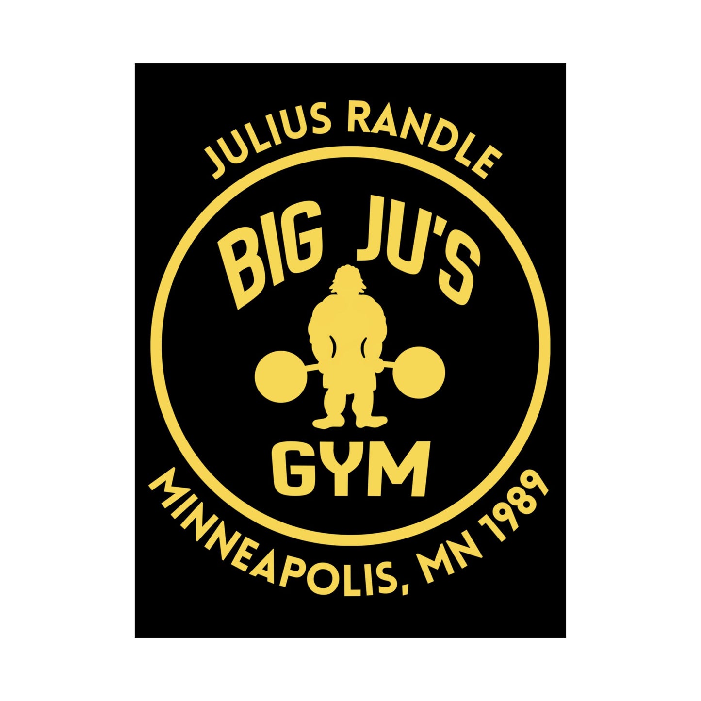 Julius Randle - Big Ju's Gym | Julius Randle (18 x 24 Inch) Or (8 x 10 Inch) Poster