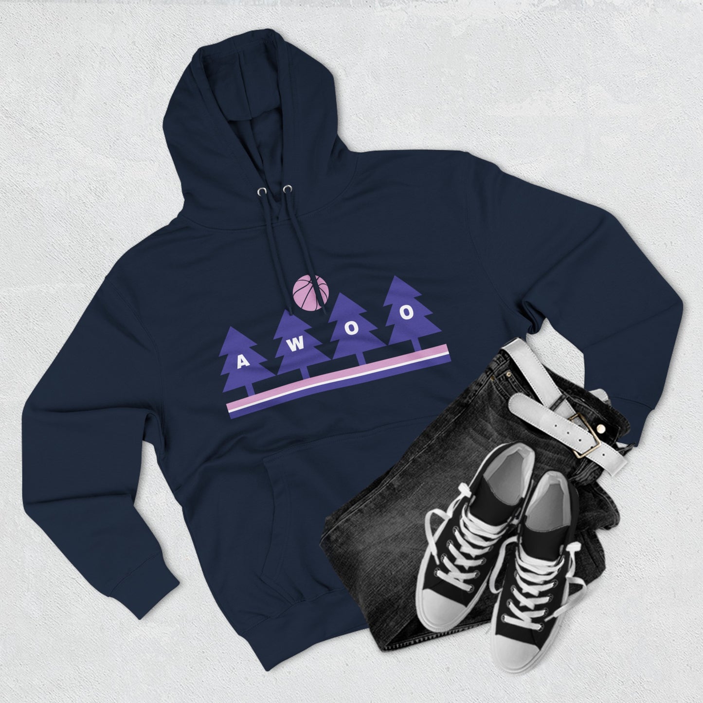 Awoo Purple & Pink | Hooded Sweatshirt