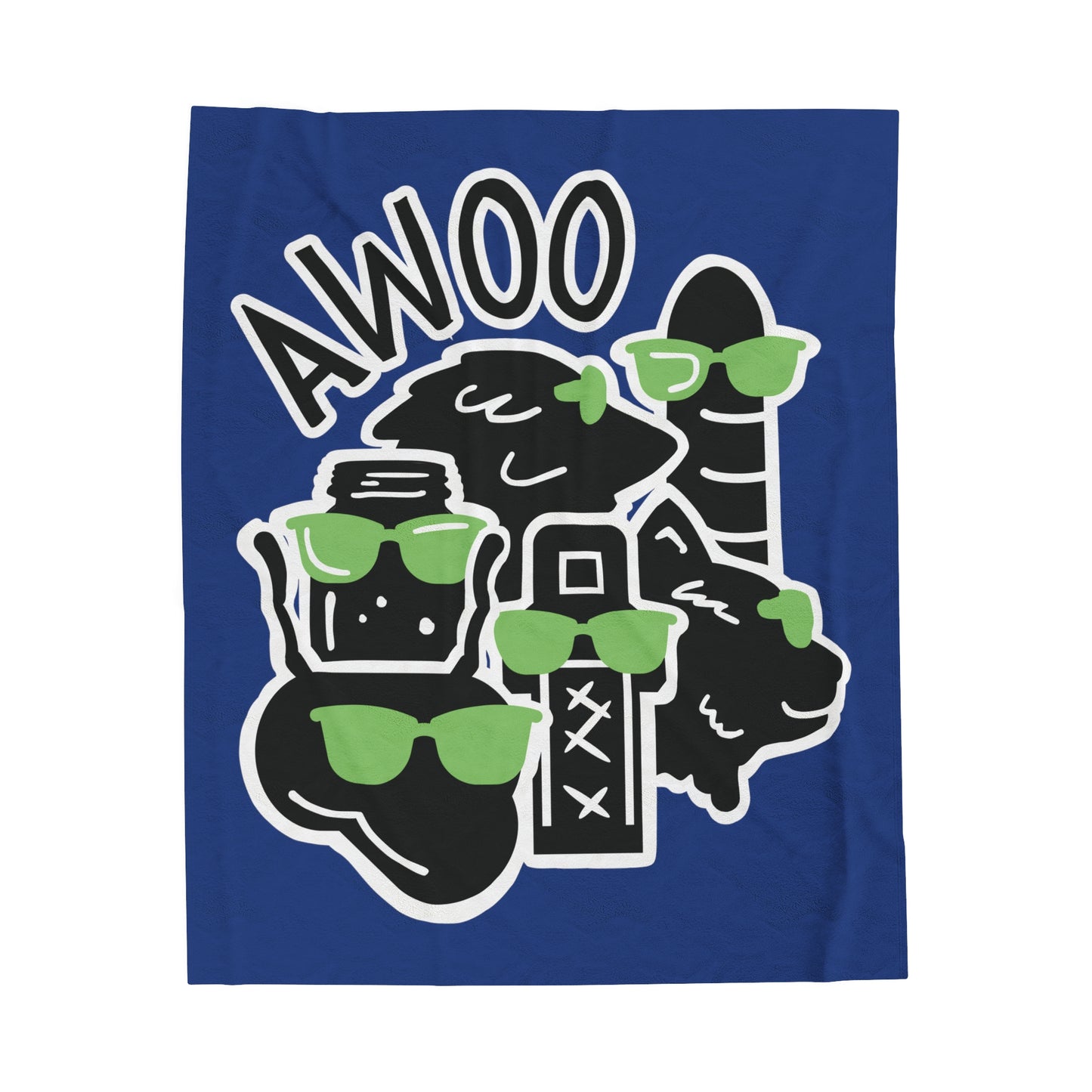 Awoo Gang | Velveteen Plush Blanket