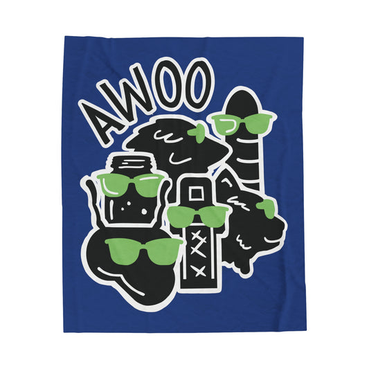 Awoo Gang | Velveteen Plush Blanket