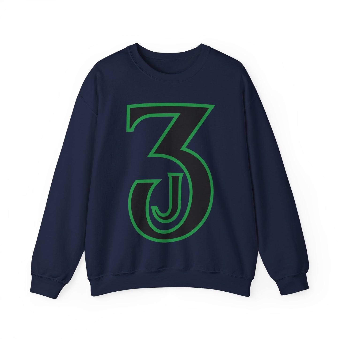 Jaden J3 Green & Black | Crewneck Sweatshirt