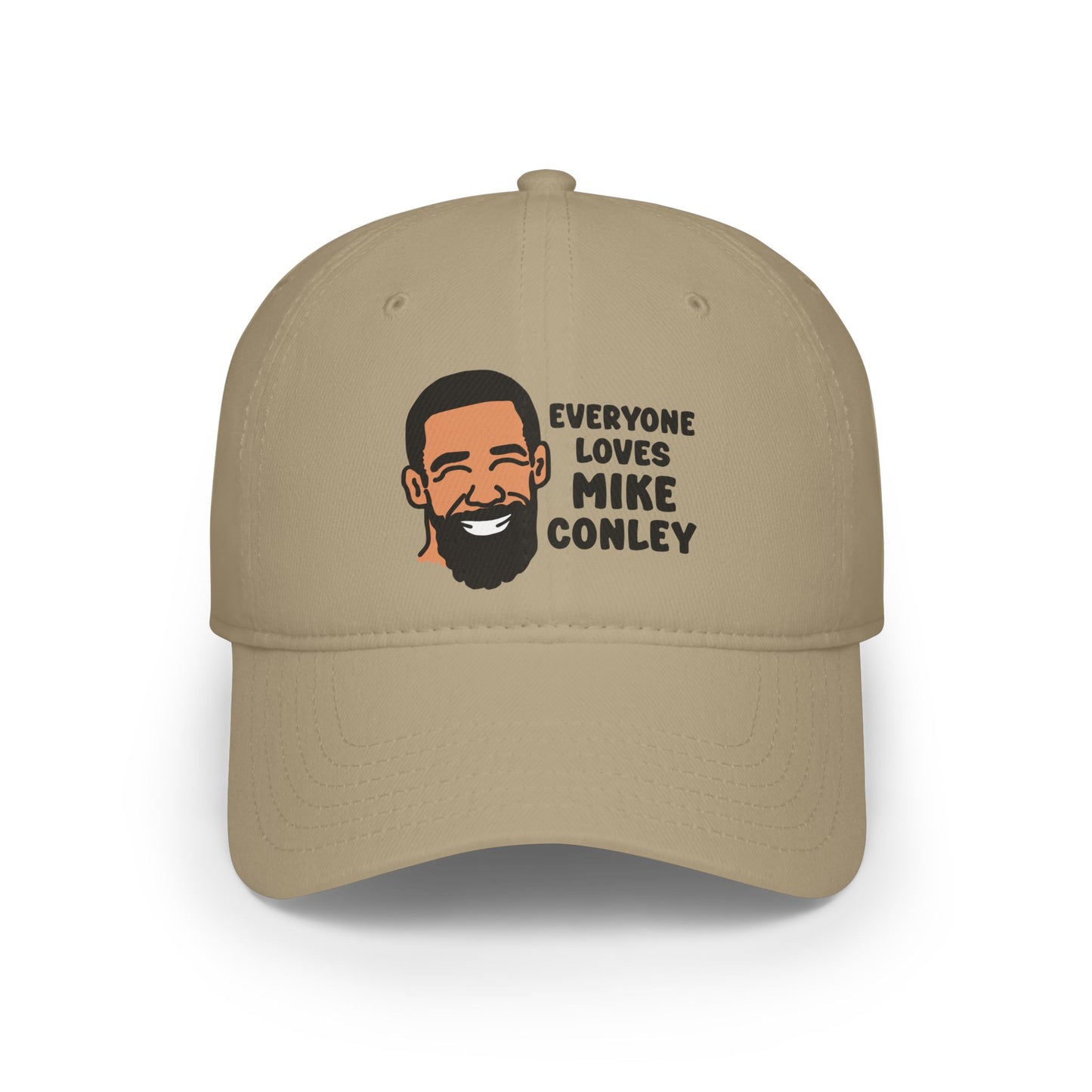 Everyone Loves Mike Conley | Mike Conley PRINTED Velcro-Adjustable Baseball Cap