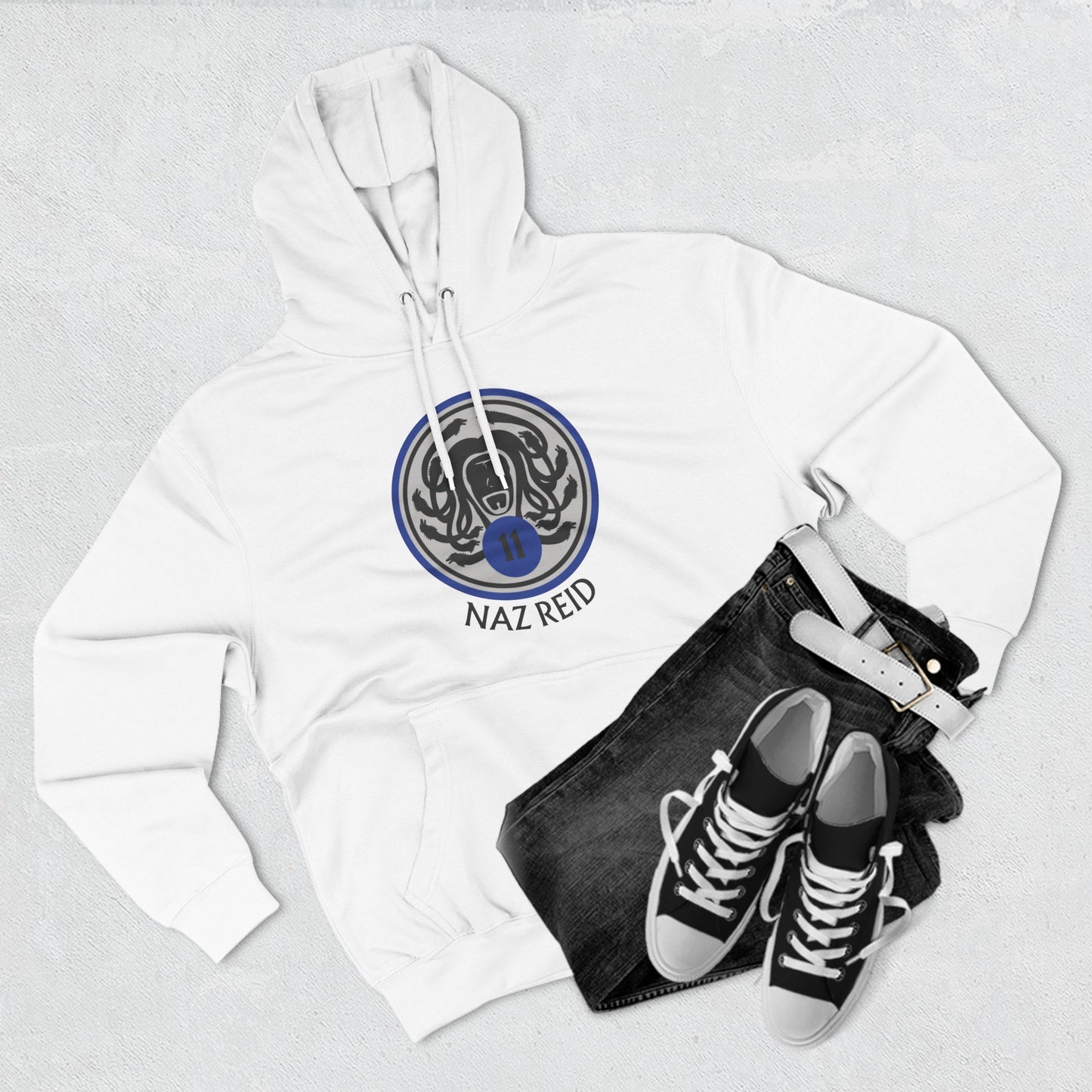 Naz Reid Medusa Blue | Hooded Sweatshirt