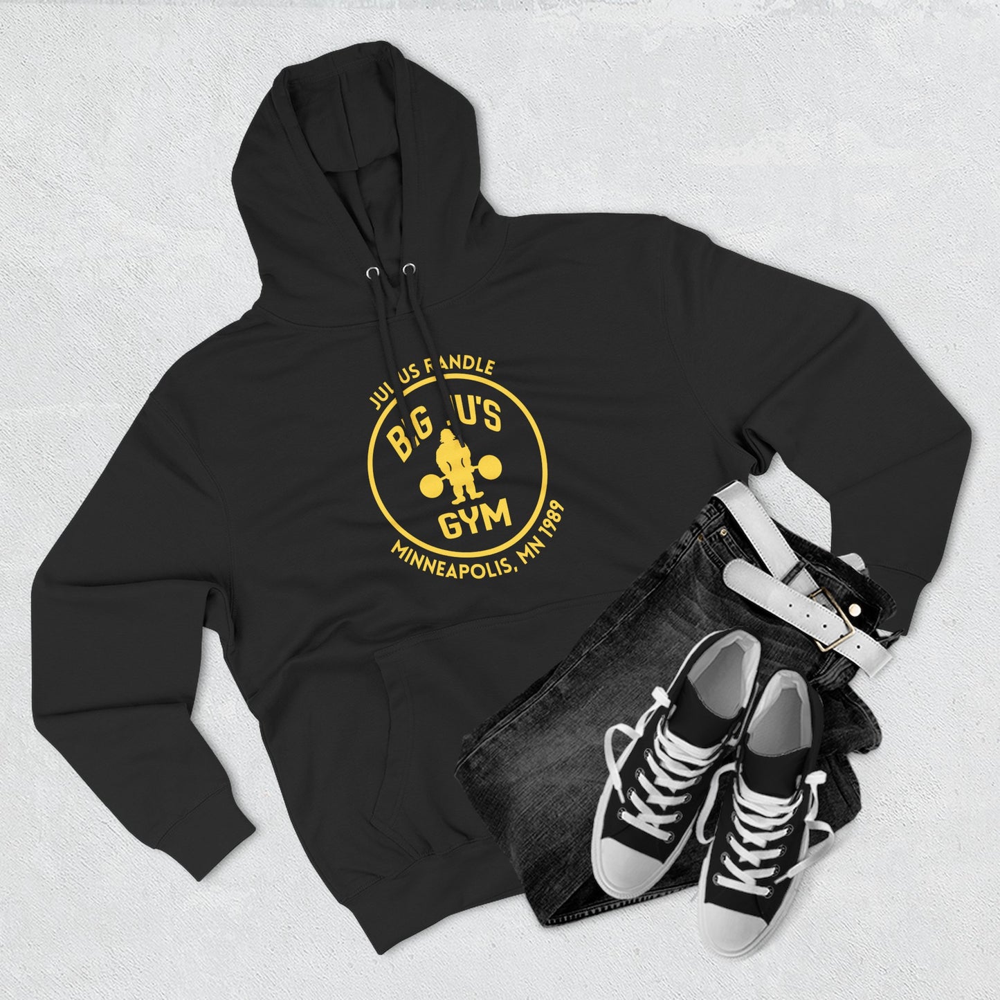 Julius Randle - Big Ju's Gym | Julius Randle Unisex Hooded Sweatshirt