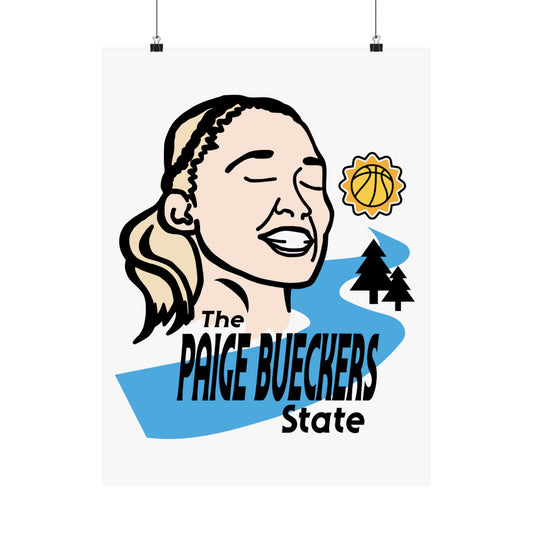 The Paige Bueckers State | Paige Bueckers 18 x 24 Poster