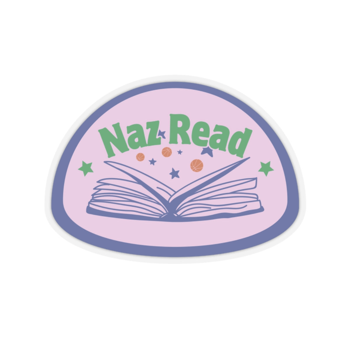 Naz Read Book | Sticker