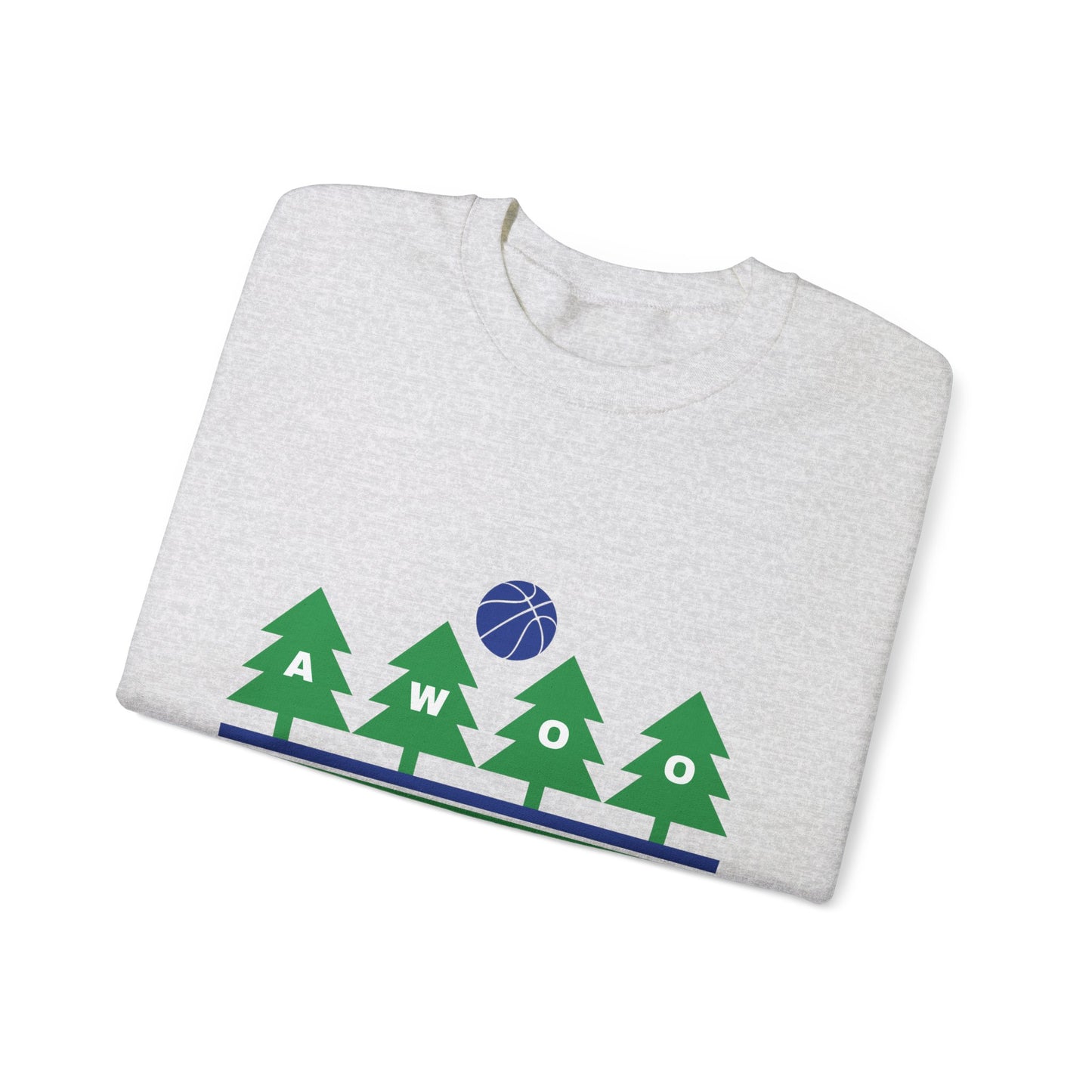 Awoo Blue & Green | Crewneck Sweatshirt