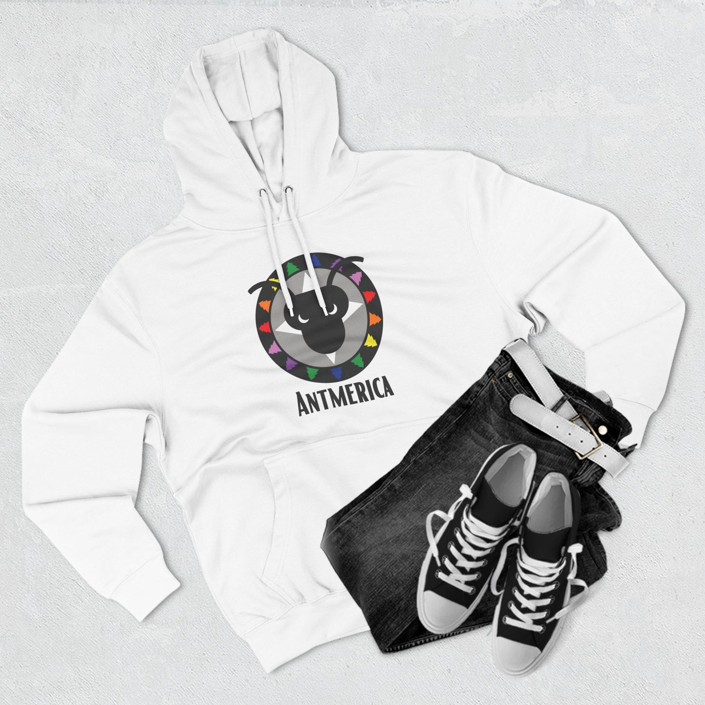 Antmerica Rainbow | Hooded Sweatshirt