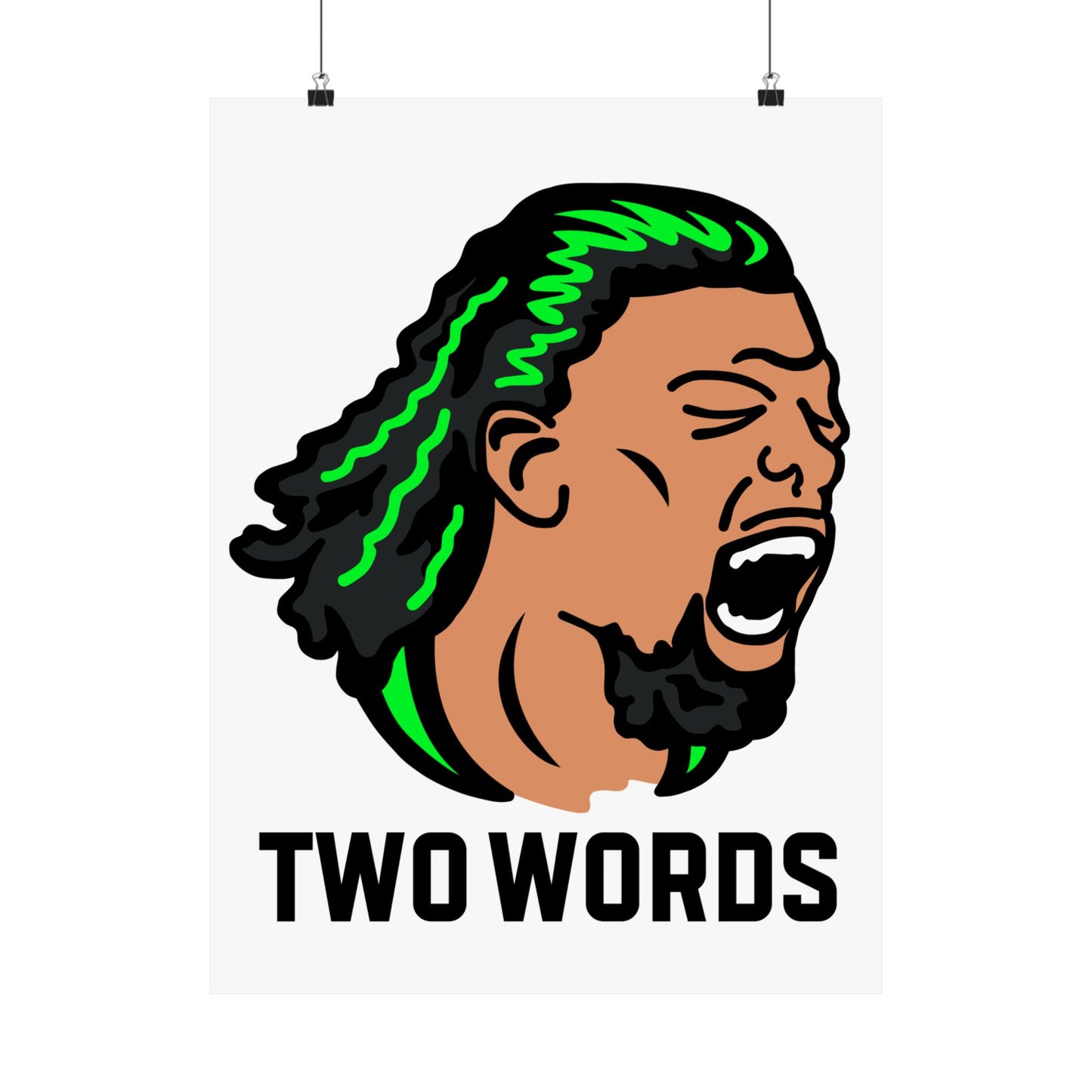 TWO WORDS | Naz Reid 18 x 24 Poster