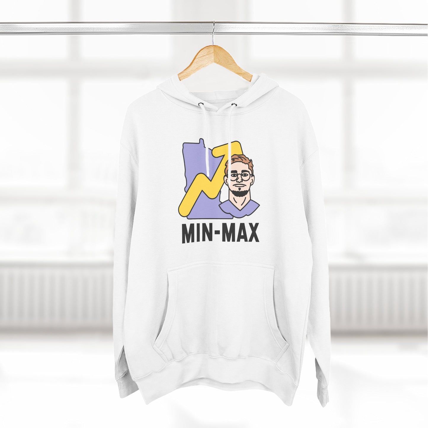 Max Brosmer - MIN MAX | Max Brosmer Unisex Hooded Sweatshirt