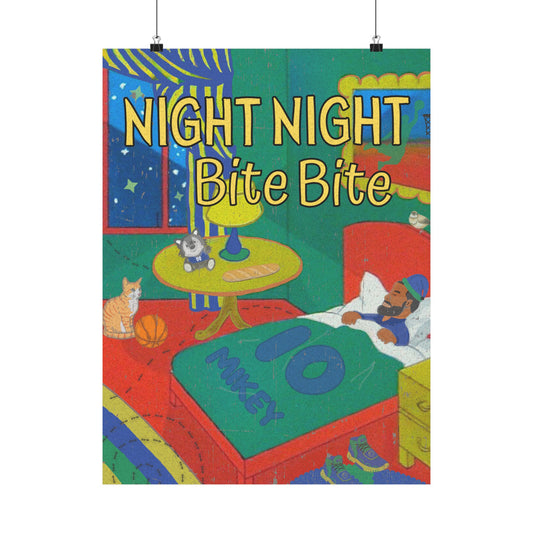 Night Night Bite Bite | 18 x 24 Poster