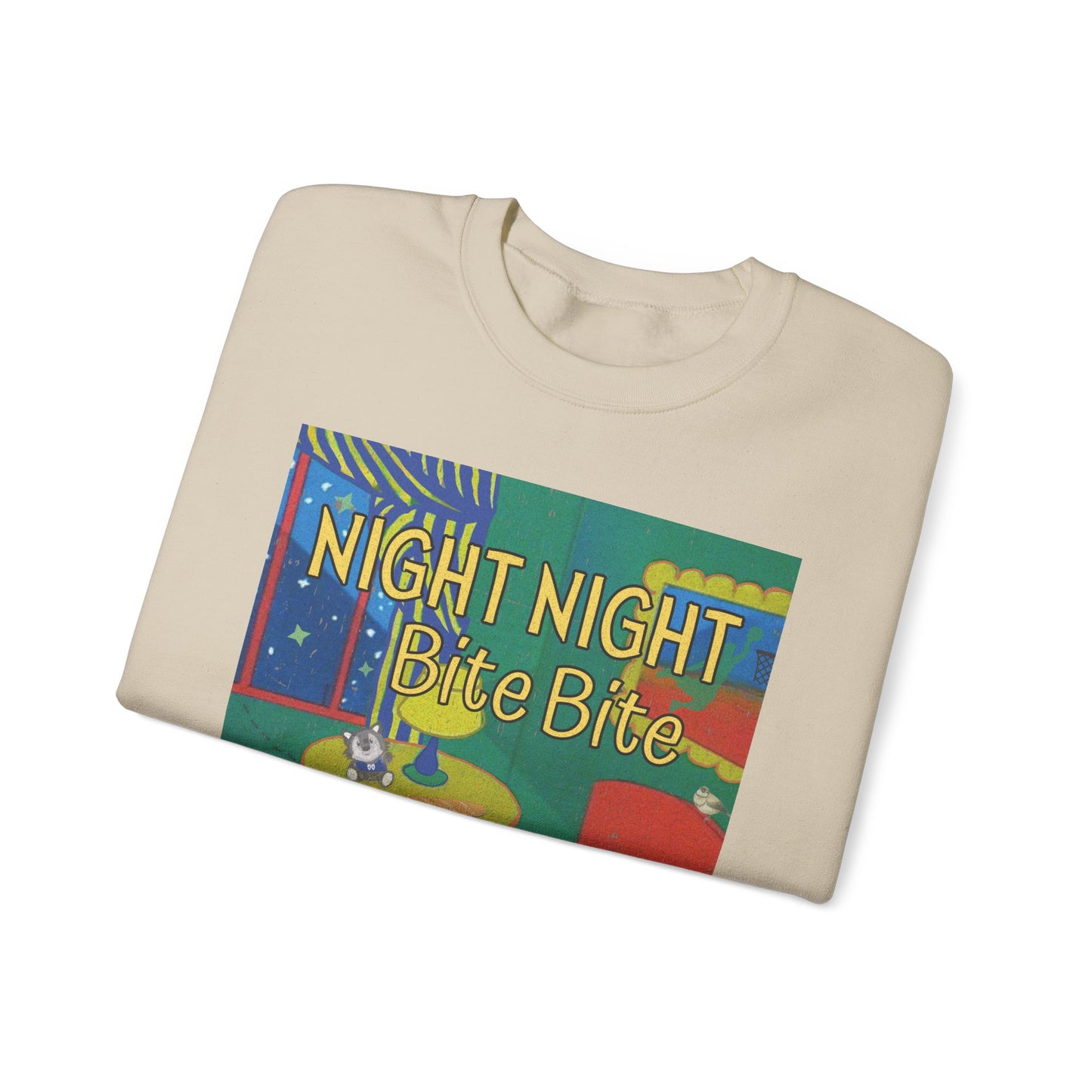 Night Night Bite Bite | Crewneck Sweatshirt