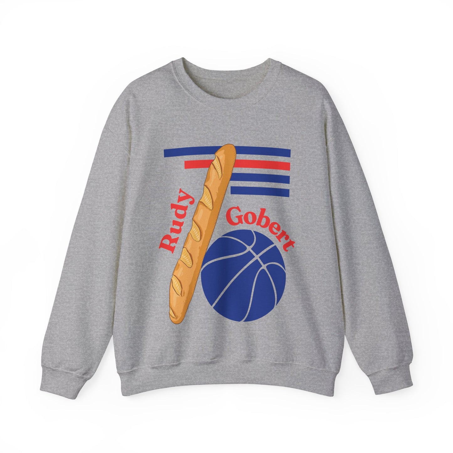 Rudy Gobert Red & Blue | Crewneck Sweatshirt