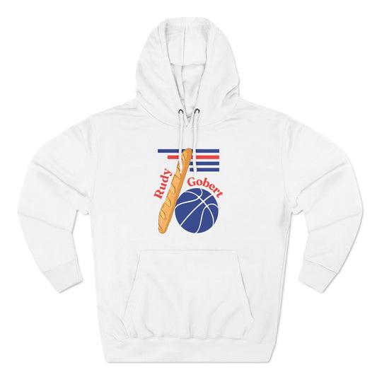 Rudy Gobert Red & Blue | Hooded Sweatshirt