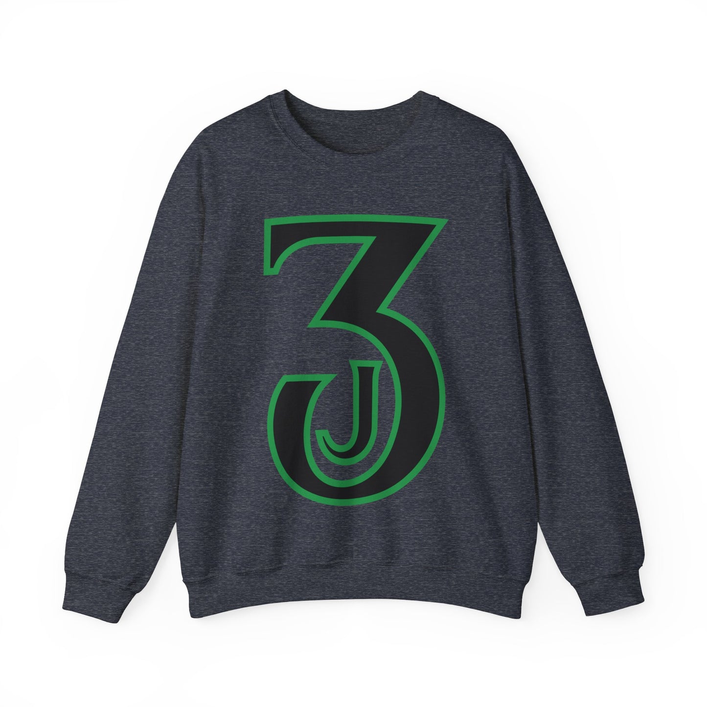 Jaden J3 Green & Black | Crewneck Sweatshirt