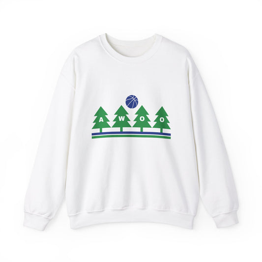 Awoo Blue & Green | Crewneck Sweatshirt