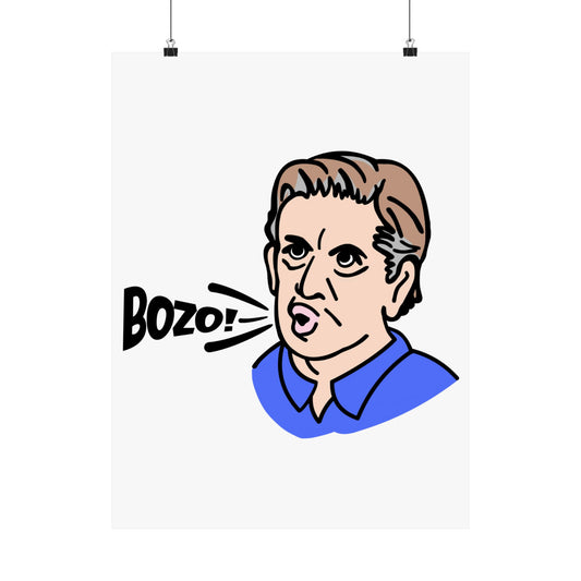 Chris Finch BOZO | Chris Finch 18 x 24 Inch Poster