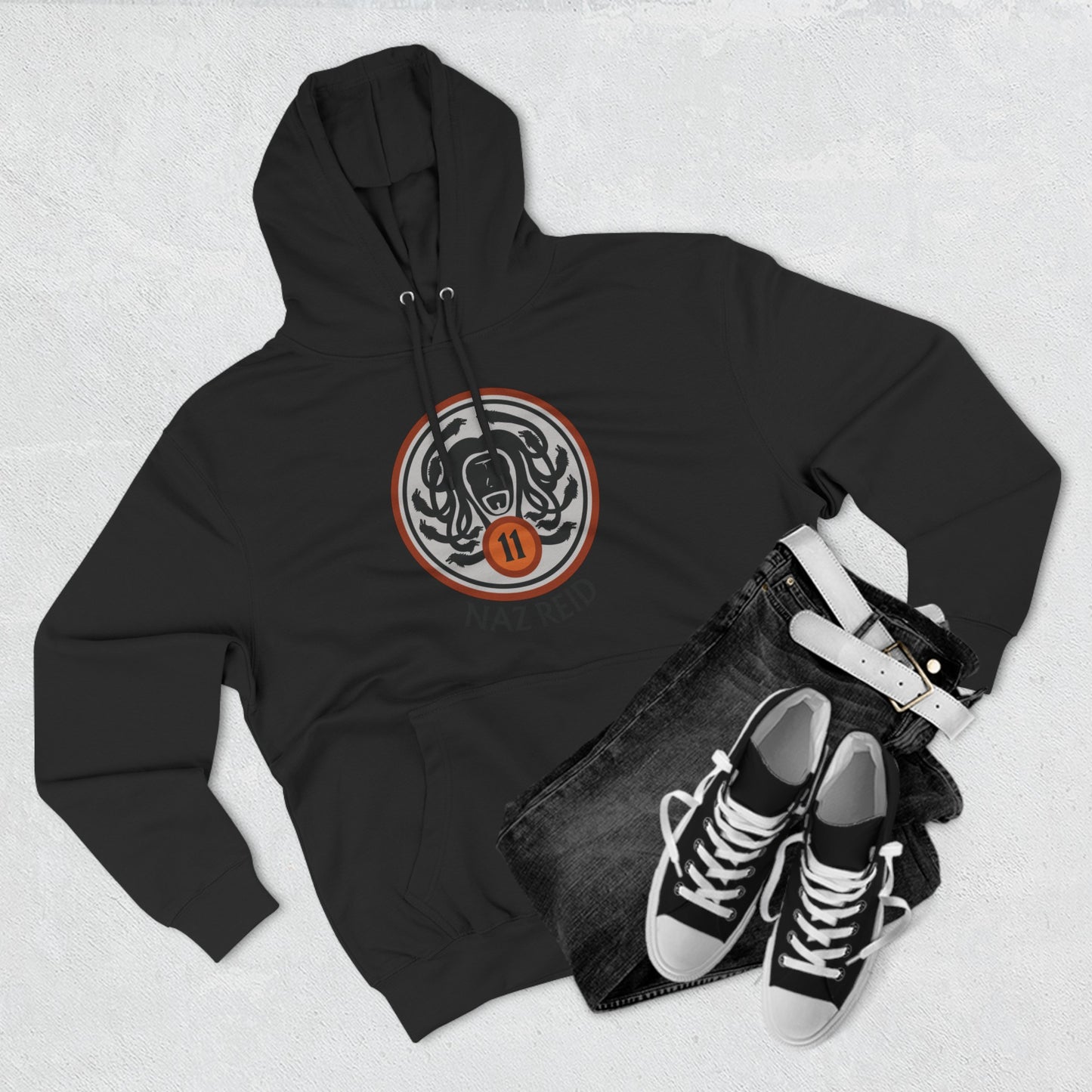 Naz Reid Medusa Orange | Hooded Sweatshirt