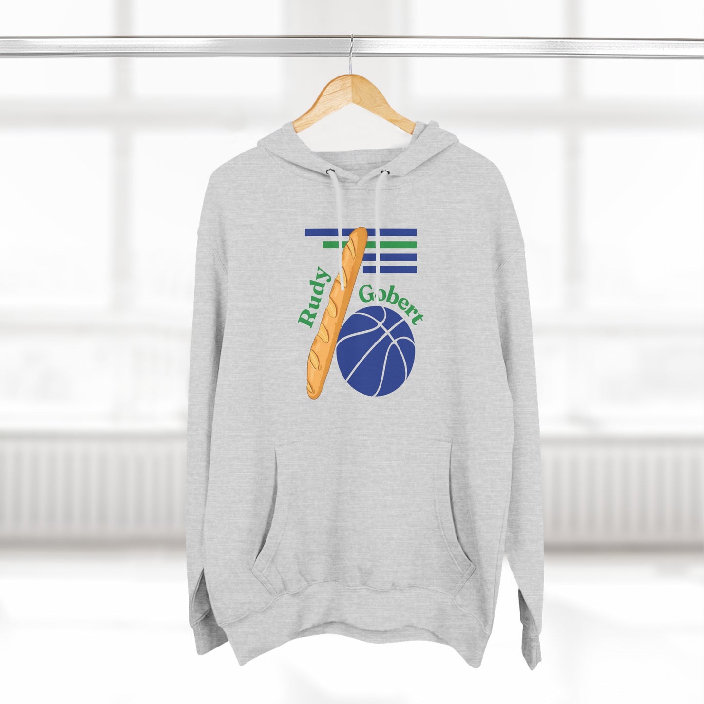 Rudy Gobert Blue | Hooded Sweatshirt