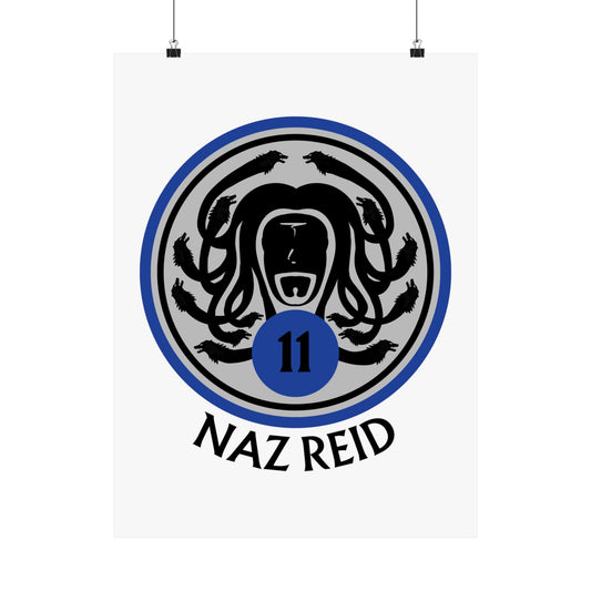 Naz Reid Medusa Blue | 18 x 24 Poster